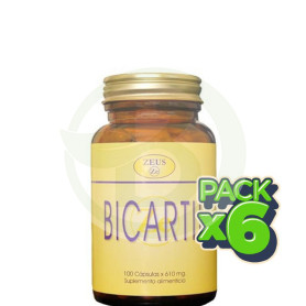 Pack 6x Bicartil 100 Cápsulas Zeus