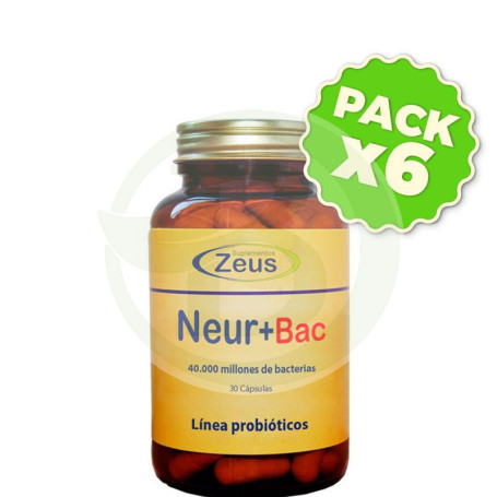 Pack 6x Neur + Bac 30 Cápsulas Zeus