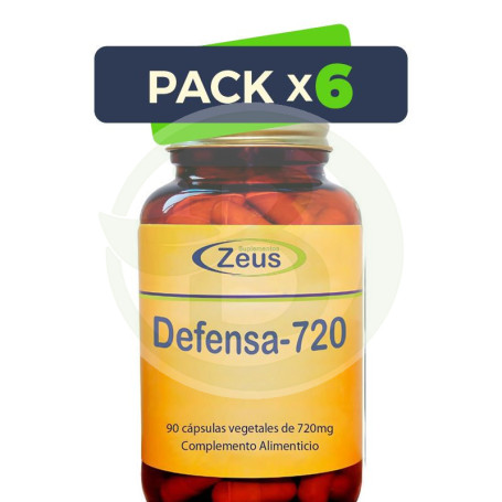 Pack 6x Defensa 720 90 Capsulas Zeus