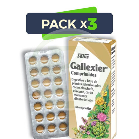 Pack 3x Gallexier Comprimidos Salus