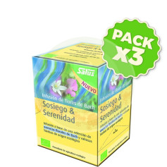 Pack 3x Infusion Fleurs de Bach Sérénité et Tranquillité Salus