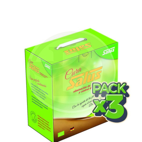Pack 3x Cura de Desintoxicación y Control de Peso Salus