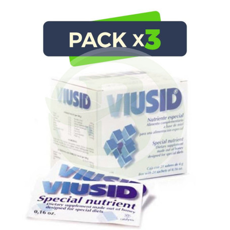 Pack 3x Viusid 21 Sobres Catalysis