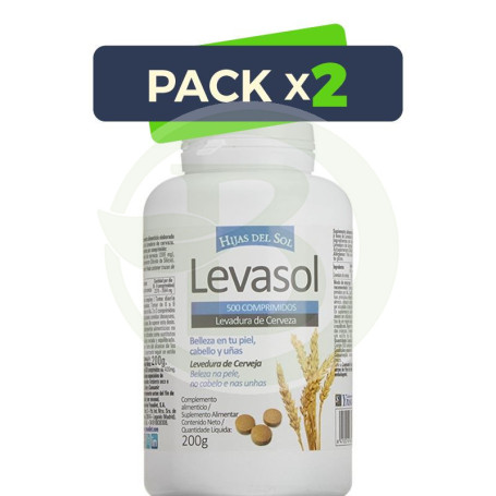 Pack 2x Levasol 500 Comprimidos Hijas del Sol