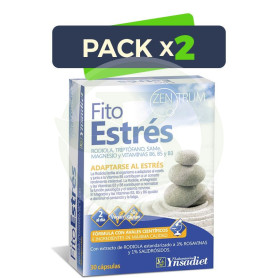 Pack 2x Zentrum Fito Estres 30 Cápsulas Vegetales