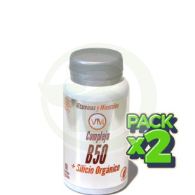 Pack 2x Complejo B50 + Silicio Orgánico 60 Cápsulas Ynsadiet