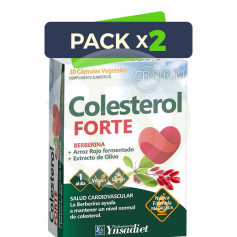 Pack 2x Colesterol Forte 30 Gélules Végétales Ynsadiet