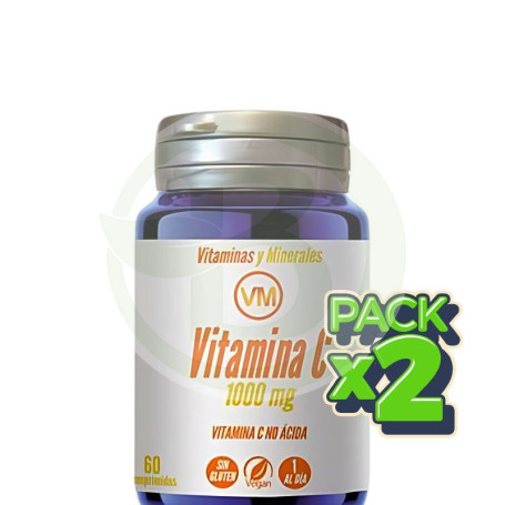 Pack 2x Vitamina C 1000 Mg 60 Comprimidos Ynsadiet