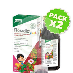 Pack 2x Floradix Kids 250 Ml Salus