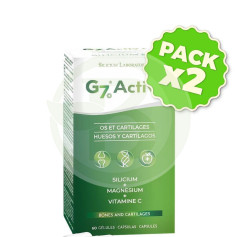 Pack 2x G7 Activ+ 60 Cápsulas Silicium
