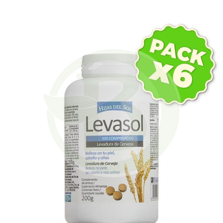 Pack 6x Levasol 500 Comprimidos Hijas del Sol