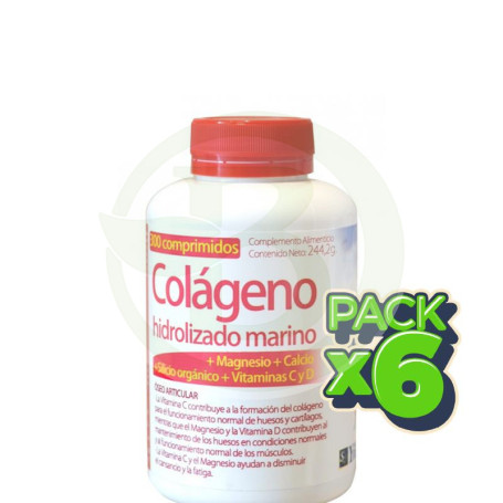 Pack 6x Colágeno Hidrolizado 180 Comprimidos Ynsadiet