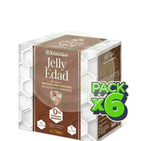 Pack 6x Jelly Edad 0% Azucar Caja De 20 Ampollas Ynsadiet