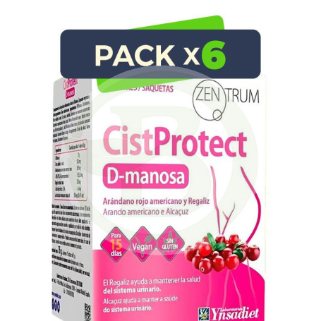 Pack 6x Cistprotect D-Manosa 15 Sobres Ynsadiet