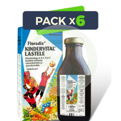 Pack 6x Kindervital Sirop 250Ml. Salus