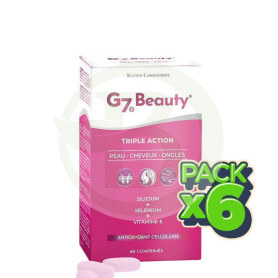 Pack 6x G7 Beauty 60 Comprimidos Silicium