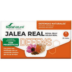 Gelée Royale Défens avec Probiotiques 20 Flacons Soria Natural