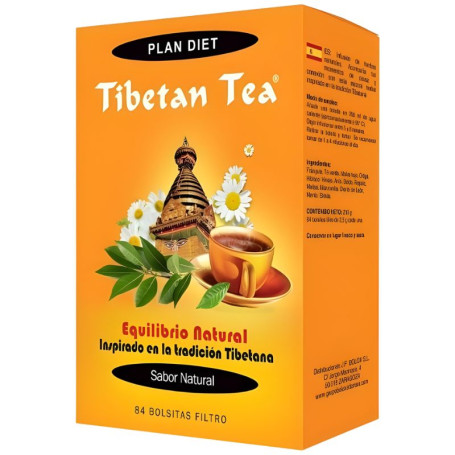 Tibetan Tea Natural 84 Filtres