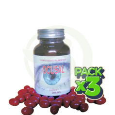 Pack 3x Ocusal Golden Green 60 Perles