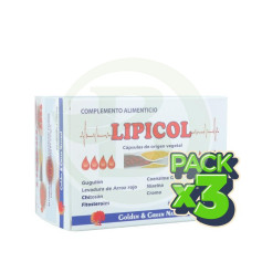 Pack 3x Lipicol 60 Gélules Golden Green