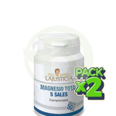 Pack 2x Magnesio Total 5 Sales 100 Comprimés Ana M. Lajusticia