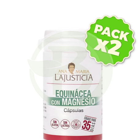Pack 2x Equinácea con Magnesio 70 Cápsulas Ana María Lajusticia