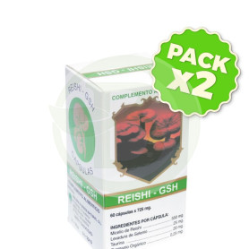 Pack 2x Reishi GSH Golden Green 60 Cápsulas
