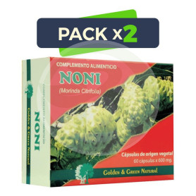 Pack 2x Noni Golden Green 60 Cápsulas