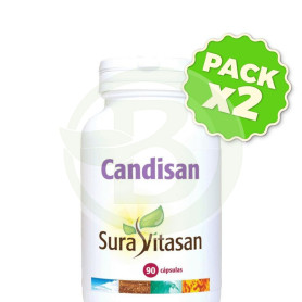 Pack 2x Candisan 90 Cápsulas Sura Vitasan