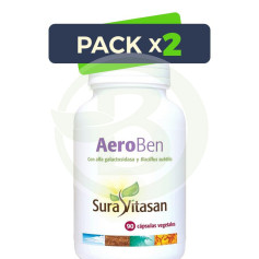 Pack 2x Aeroben 90 Gélules Sura Vitasan