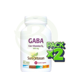 Pack 2x Gaba 60 Gélules Sura Vitasan