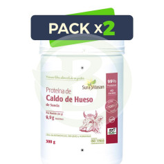 Pack 2x Protéine de Bouillon d'Os 300Gr. Sura Vitasan