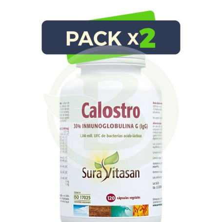 Pack 2x Calostro 120 Cápsulas Sura Vitasan