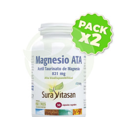 Pack 2x Magnésium ATA 30 Gélules Sura Vitasan