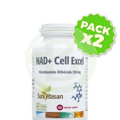 Lot 2x Nad+ Cell Excel 60 Gélules Sura Vitasan