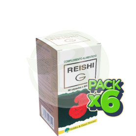 Pack 6x Reishi G Golden Green 60 Cápsulas