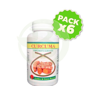 Pack 6x Cúrcuma 90 Cápsulas Golden Green