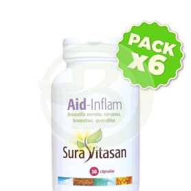 Pack 6x Aid-Inflam 30 Cápsulas Sura Vitasan