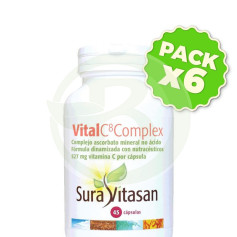 Pack 6x Vital C8 Complex 45 Gélules Sura Vitasan