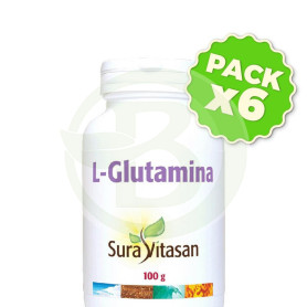 Pack 6x L-Glutamina 100Gr. Sura Vitasan