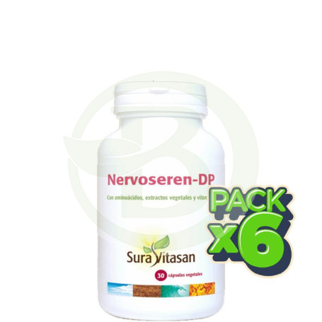 Pack 6x Nervoseren-DP 30 Cápsulas Sura Vitasan