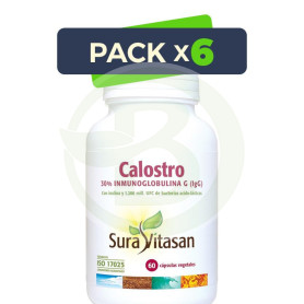 Pack 6x Calostro 60 Cápsulas Sura Vitasan