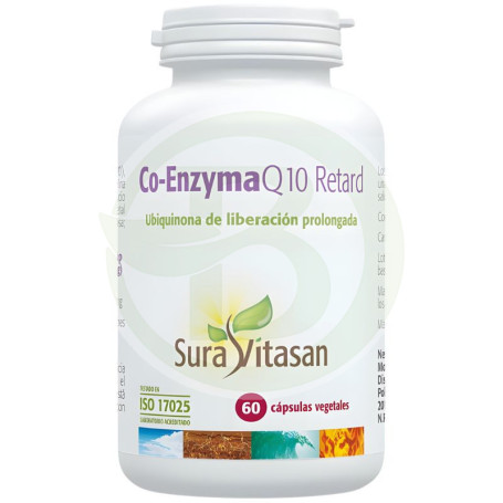 Coenzyme Q10 Retard 60 Gélules Sura Vitasan