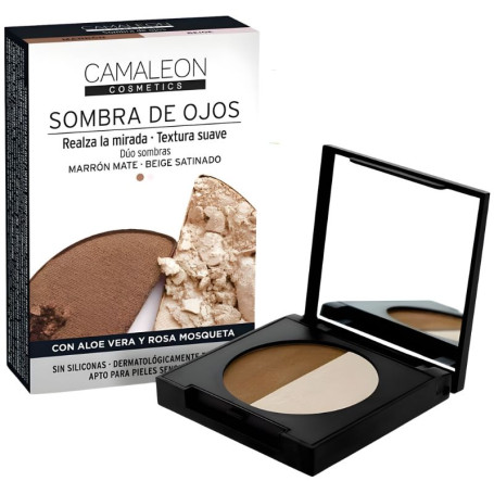 Ombre À Paupières Marron et Beige Camaleon