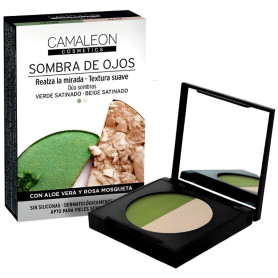 Ombre à Paupières Vert et Beige Camaleon