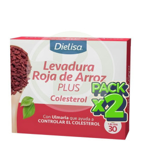 Pack 2x Levadura Roja De Arroz Plus 30 Cápsulas Dietisa