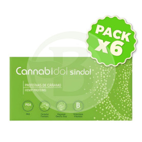 Pack 6x Cannabidol Sindol 20 Cápsulas Tegor