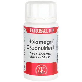 Holomega Oseonutrient Ca y Mg con D3/K2 50 Gélules Equisalud