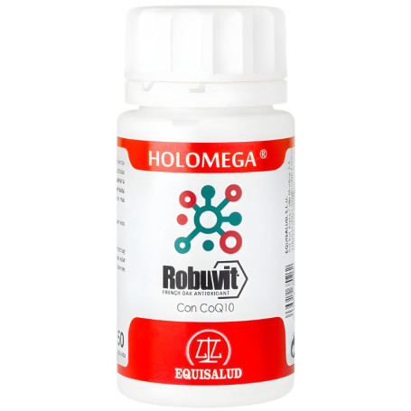 Holomega Robuvit avec Coq10 50 Gélules Equisalud