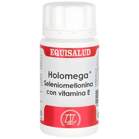 Holomega Sélénométhionine avec Vitamine E 50 Gélules Equisalud